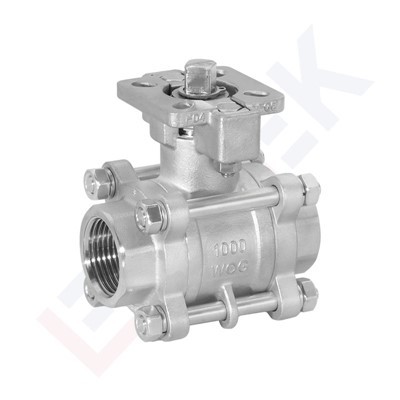 Vàlvules de boles accionades d’acer inoxidable